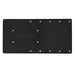 Sea Brackets 16 Straight Trolling Motor Plate fGarmin Kraken  Black SEA2301BLK