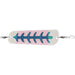 LuhrJensen Money Roll Flasher  814  Pearl Blue Skeleton 58600081760