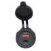 Bluewater Round Dual USBUSBC Charger 30004001A