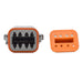 Bluewater 8 Position Female Deutsch Connector wWedge Lock DT0608SA