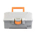 Plano TwoTray Tackle Box  Light GreyDark Grey P000403