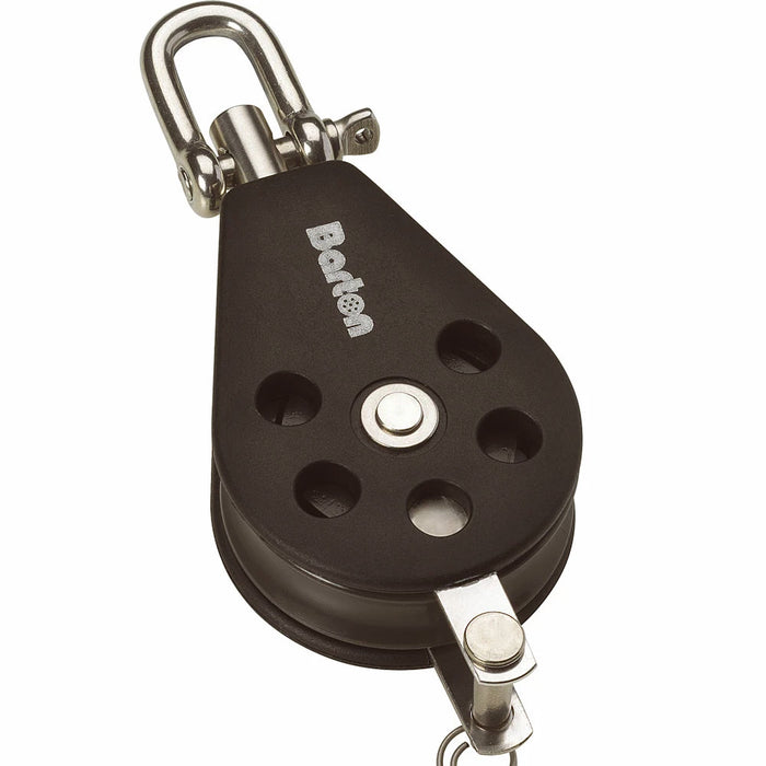 Barton Size 1 30mm Plain Bearing Pulley Block Single Swivel  Becket N01131