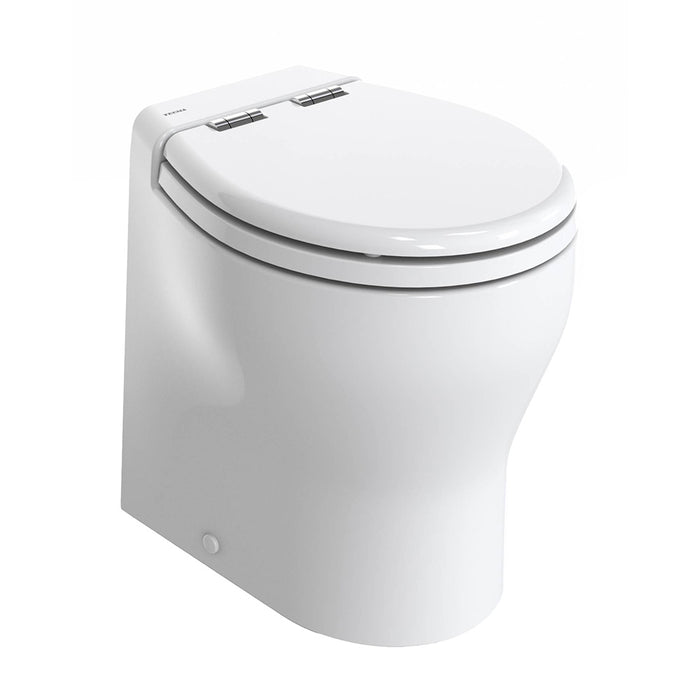 Thetford Silence 2G wWood Polyester Soft Close Seat  Standard Solenoid  High White 24V TE2G024NWD00C00
