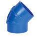 Trident Marine 5 ID 45 Degree Blue Silicon Wet Exhaust Elbow 240V5000SS