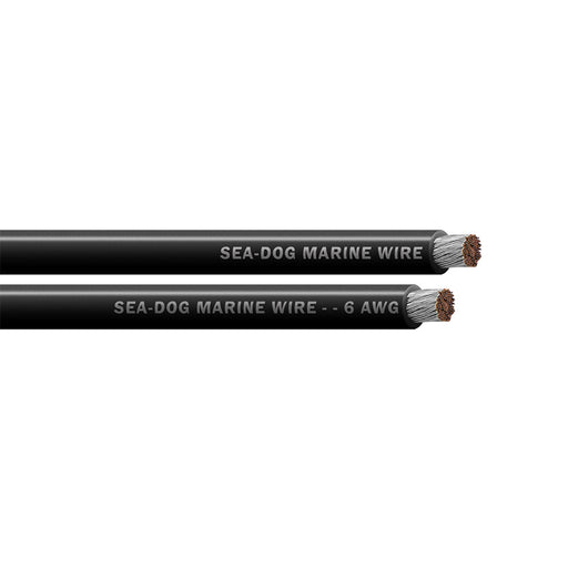 SeaDog 6 AWG Black Battery Cable  25 8006010