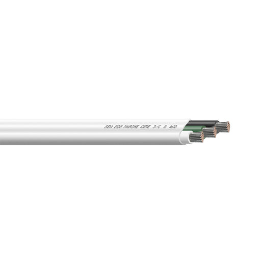 SeaDog 83 AWG Flat Triplex Wire  WhiteGreenBlack  50 8008301