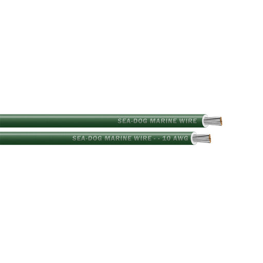 SeaDog 10 AWG Green Primary Wire  25 8010040