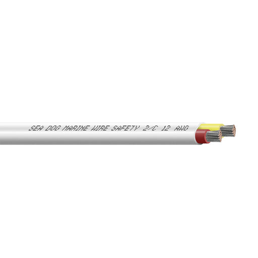 SeaDog 122 AWG Flat Duplex Safety Wire  RedYellow  25 8012220