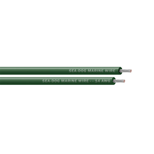 SeaDog 14 AWG Green Primary Wire  100 8014042