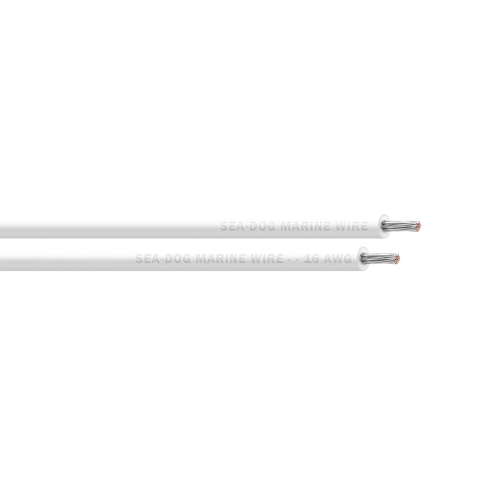 SeaDog 16 AWG White Primary Wire  100 8016052