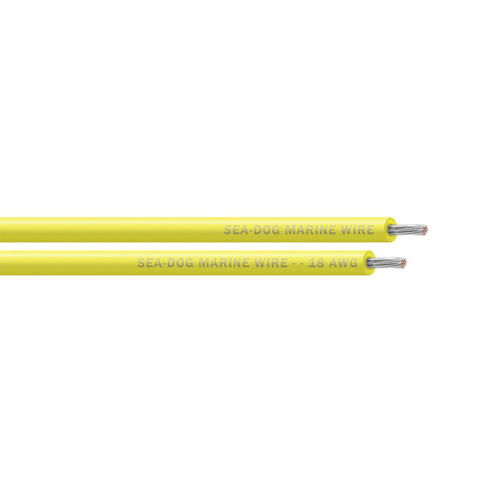 SeaDog 18 AWG Yellow Primary Wire  25 8018030