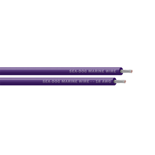 SeaDog 18 AWG Purple Primary Wire  250 8018104