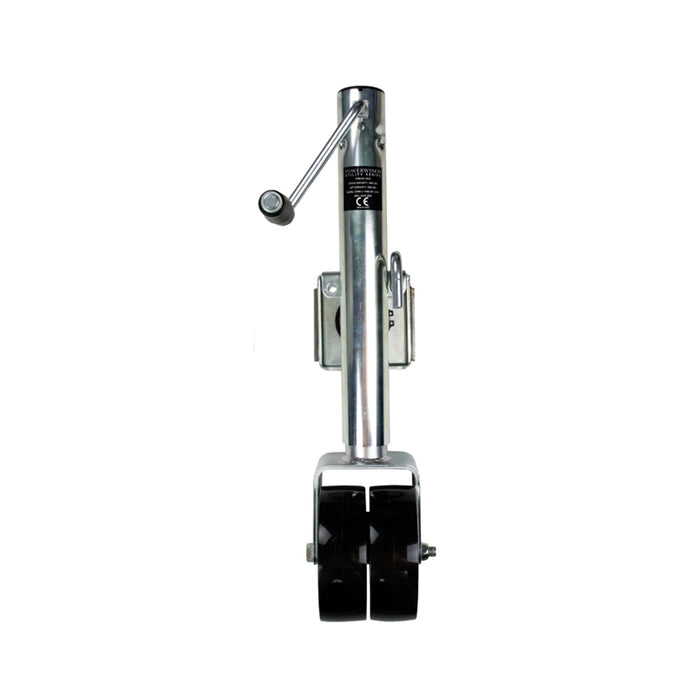 Powerwinch Utility Series Jack  1500lb WeldOn Double Wheel Zinc 21500J1500W2ZR