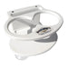 Deep Blue Marine Double Slim Can Drink Holder  Cell Phone  White DSDCELL