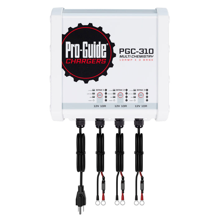 ProGuide 3 Bank OnBoard Battery Charger  12V  30Amp PGC310