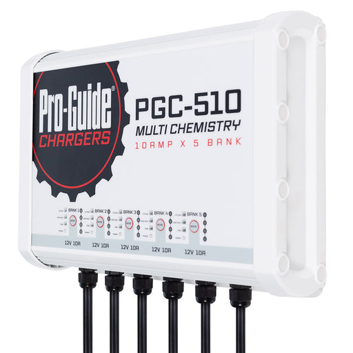 ProGuide 5 Bank OnBoard Battery Charger  12V  50Amp PGC510