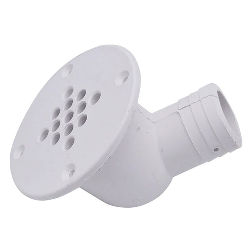 TM Marine 90Degree Cockpit Scupper Drain  White CSD92DP