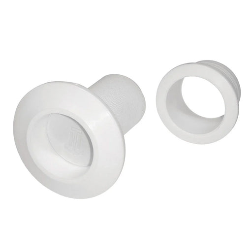 TH Marine Recessed Flapper Scupper Drains  White RFS2DP