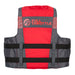 Full Throttle Adult Nylon Life Jacket  2X4X  BlackRed 11220010008026