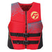 Full Throttle Mens RapidDry FlexBack Life Jacket  L  RedBlack 14250010004026