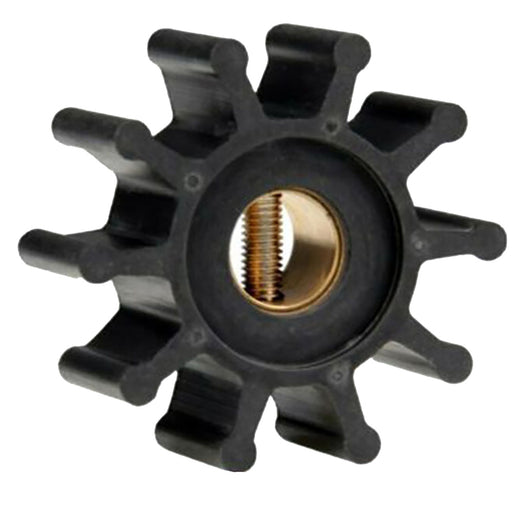 Jabsco Impeller Kit  Neoprene  10 Blade  2 Diameter x 78 Wide  Slotted Shaft Pin Drive  Brass Insert  1532 Shaft