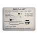 SafeTAlert 25 Series Surface Mount Dual Carbon MonoxidePropane Alarm  12V Hardwire  White 25741WT