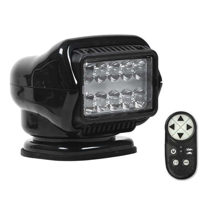Golight Stryker ST Series LED Hybrid Light  Portable Mount  Handheld Wireless Remote  12V  Black 30519ST