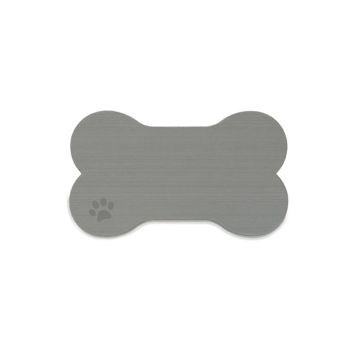 SeaDek Dog Bowl Mat  Storm GreyBlack  Small  12 x 21 6271390837