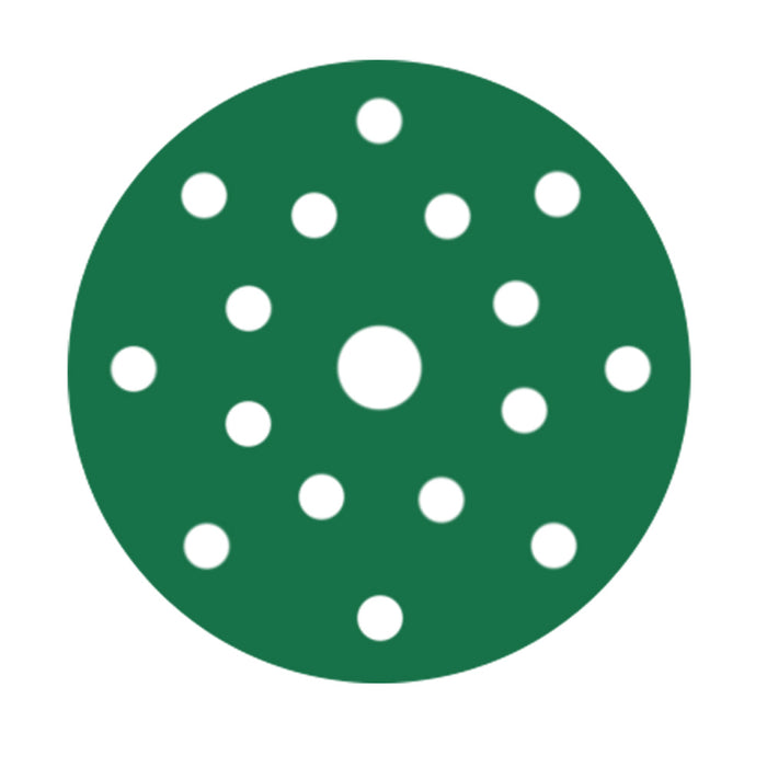 RUPES PROCUT Film Abrasive Discs 125mm 5  17 Holes  P120 Grit Box of 50pcs 945FC120