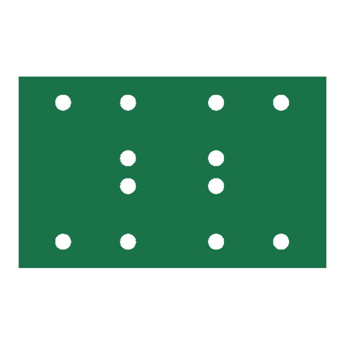 RUPES PROCUT Film Abrasive Sheet 80mm x130mm 315 x 51  12 Holes  P68 Grit Box of 100pcs 945FB080