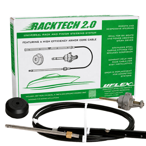 Uflex Racktech  20 High Efficiency Rack  Pinion System Kit  15 Cable RACKTECH2015