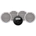 Aquatic AV GS2 Gauge Stereo  2 Pairs of EC651 65 White Speakers CK305