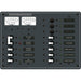 Blue Sea 8076 AC Main 11 Positions Toggle Circuit Breaker Panel  White Switches 8076