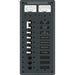 Blue Sea 8074 AC Main 8 Positions Toggle Circuit Breaker Panel  White Switches 8074