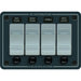 Blue Sea 8262 Waterproof Panel 4 Position  Slate Grey 8262