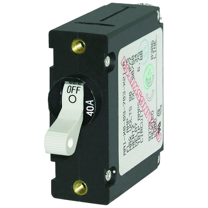 Blue Sea 7226 ACDC Single Pole Magnetic World Circuit Breaker  40AMP 7226