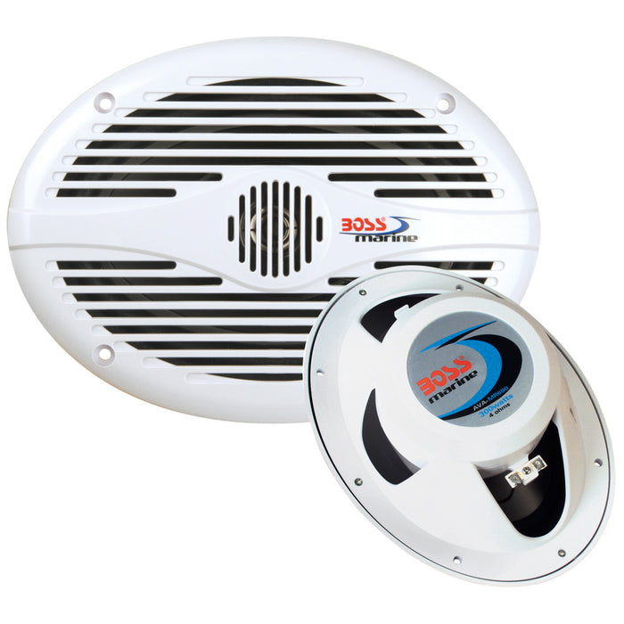 Boss Audio 6x 9 MR690 Oval Speakers  White  350W MR690