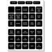 Blue Sea 4217 Square Format Label Set  120 4217