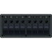 Blue Sea 8371 Water Resistant Panel  8 Position  Black  Horizontal Mount 8371