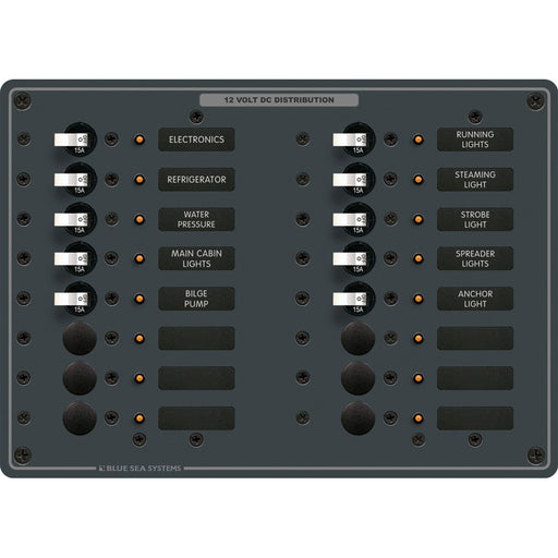 Blue Sea 8377 Panel DC 16 Position 8377