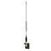 Shakespeare VHF 15in 5216 SS Black Whip Antenna  Bracket Included 5216