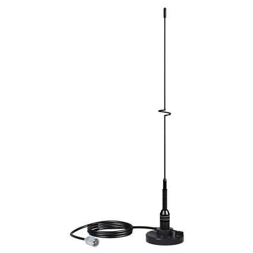 Shakespeare VHF 19 5218 Black SS Whip Antenna  Magnetic Mount 5218