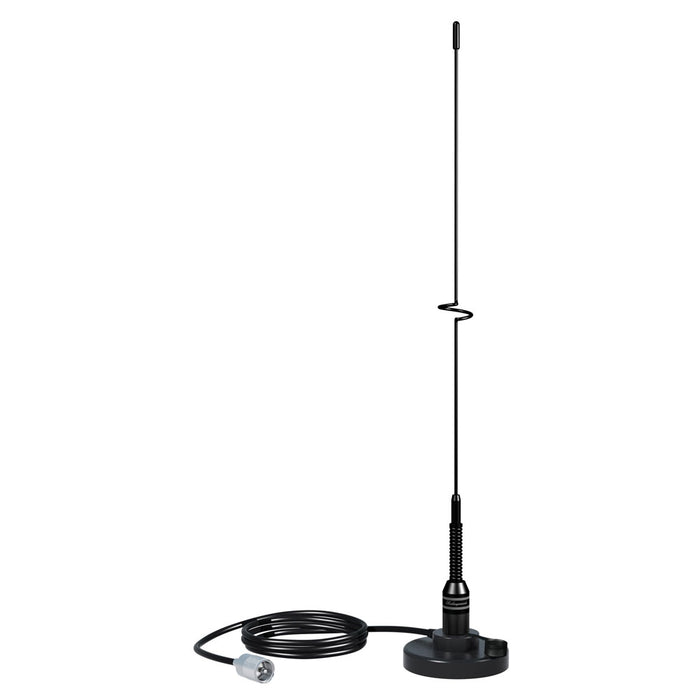 Shakespeare VHF 19 5218 Black SS Whip Antenna  Magnetic Mount 5218