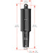 Lenco 101XD Extreme Duty Actuator  12V  2 14 Stroke  38 Hardware 15056001