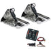 Lenco 16 x 12 Heavy Duty Performance Trim Tab Kit wLED Indicator Switch Kit 12V RT16X12HDI