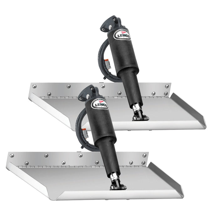 Lenco 12 x 9 Edgemount Trim Tab Kit wLED Indicator Switch Kit 12V TT12X9EI