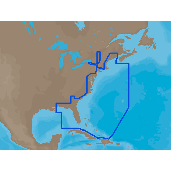 CMAP MAX NAM022  US East Coast  The Bahamas  SD Card MNAM022MS