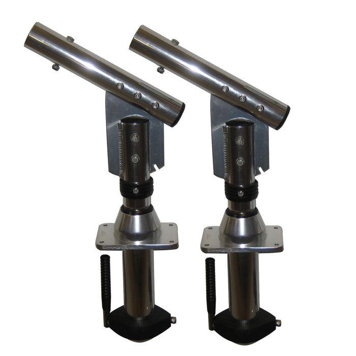 Lees Sidewinder BoltIn Outrigger Mounts LayDown Version  SilverPair SW9300