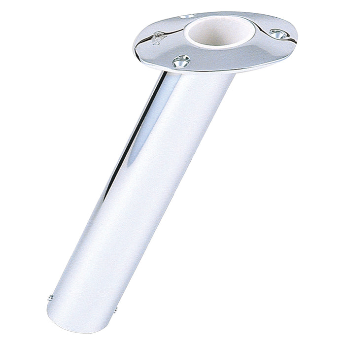 Lees 30 Degree Stainless Steel Flush Mount Rod Holder  2 OD RH525SS