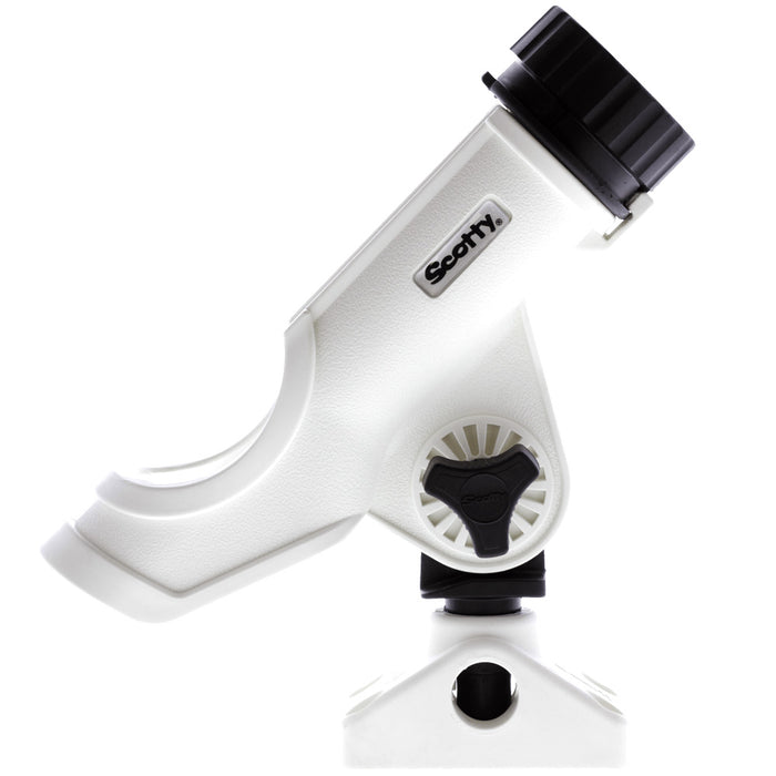 Scotty Powerlock Rod Holder White w241 SideDeck Mount 230WH